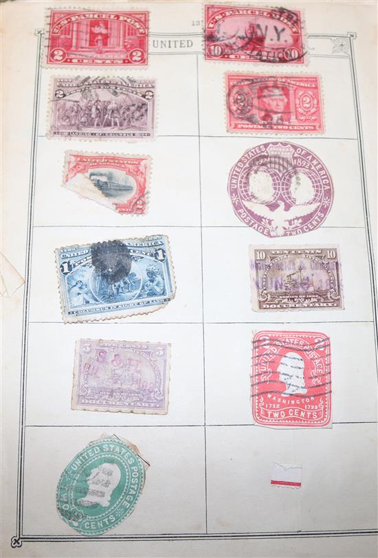 Lincoln stamp album